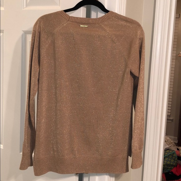 Michael Kors Glittery Gold Sweater - Picture 3 of 8